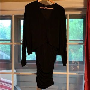 Black cocktail dress